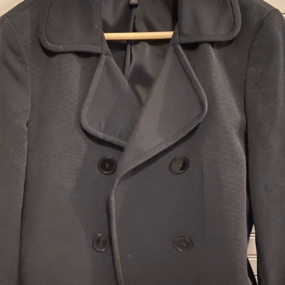 Talbots Double Breasted Black Jacket Size 10 - Picture 3 of 8